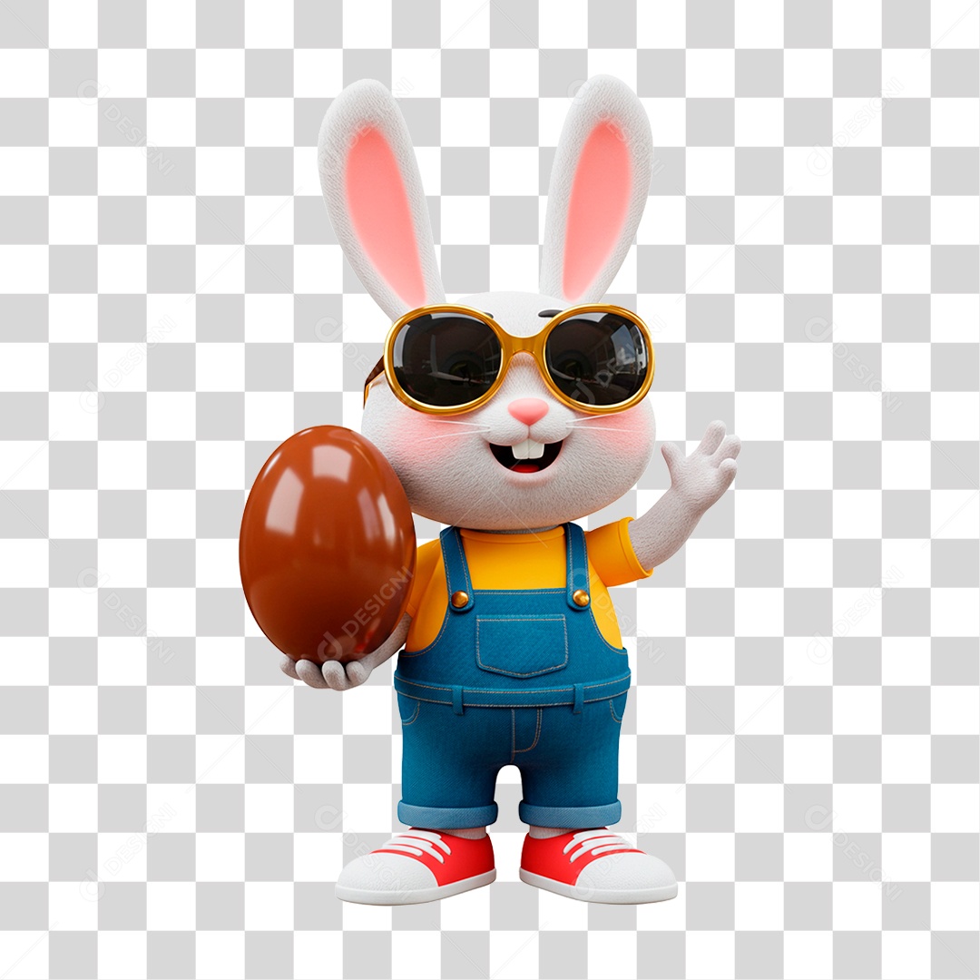 Coelho da Páscoa PNG Transparente