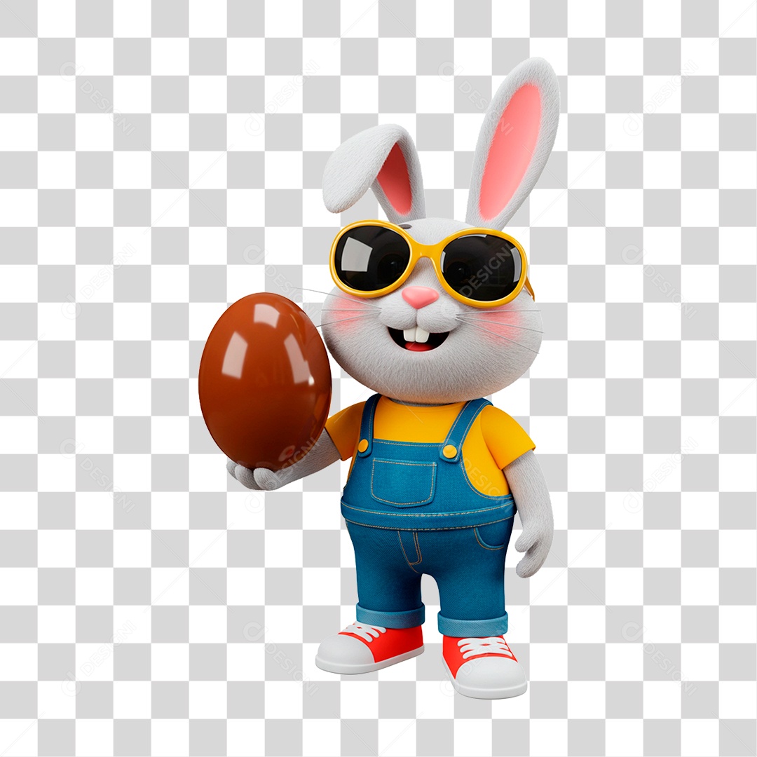 Coelho da Páscoa PNG Transparente