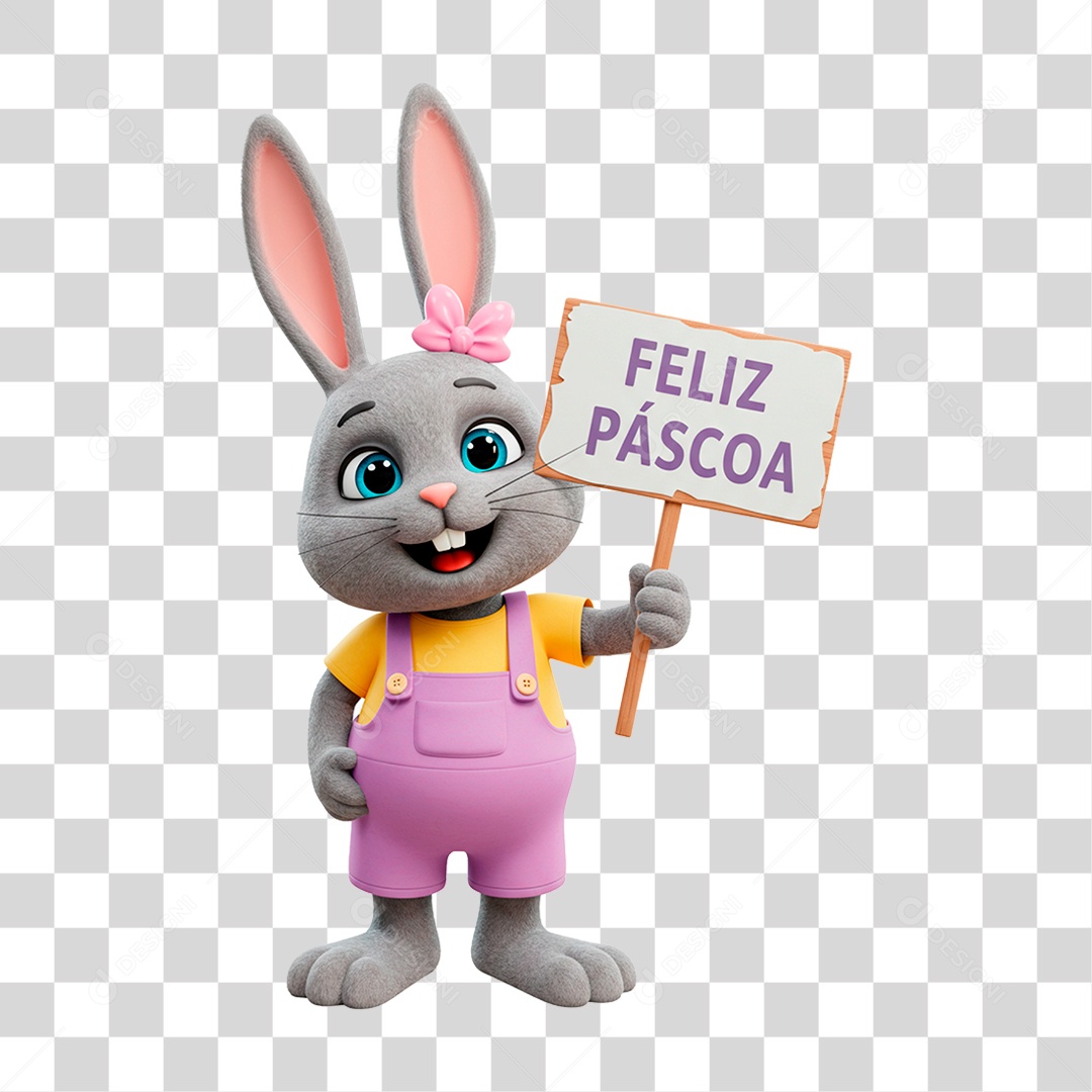 Coelho da Páscoa PNG Transparente
