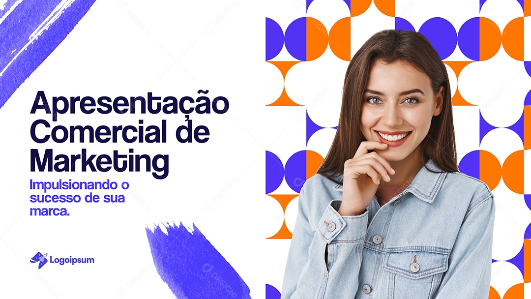 Agência de Marketing Apresentação Comercial Social Media PSD Editável