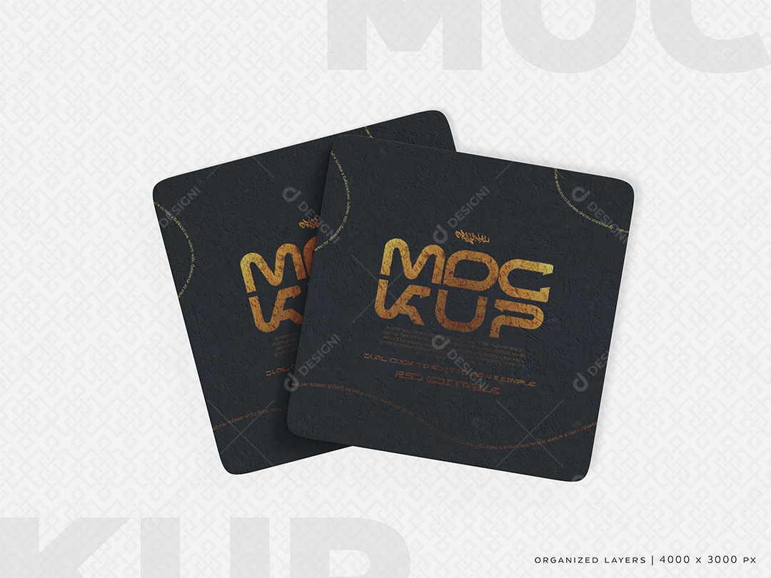 Mockup de Duas Táboas PSD Editável