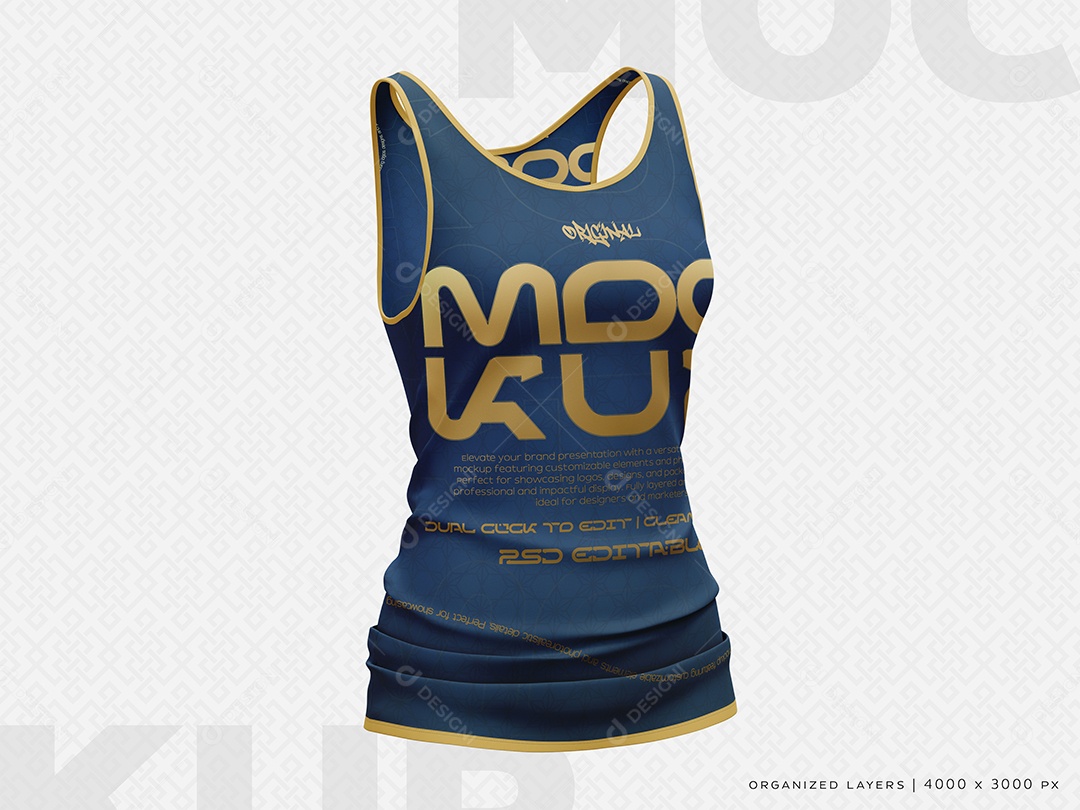 Mockup Camisa de Regatas PSD Editável