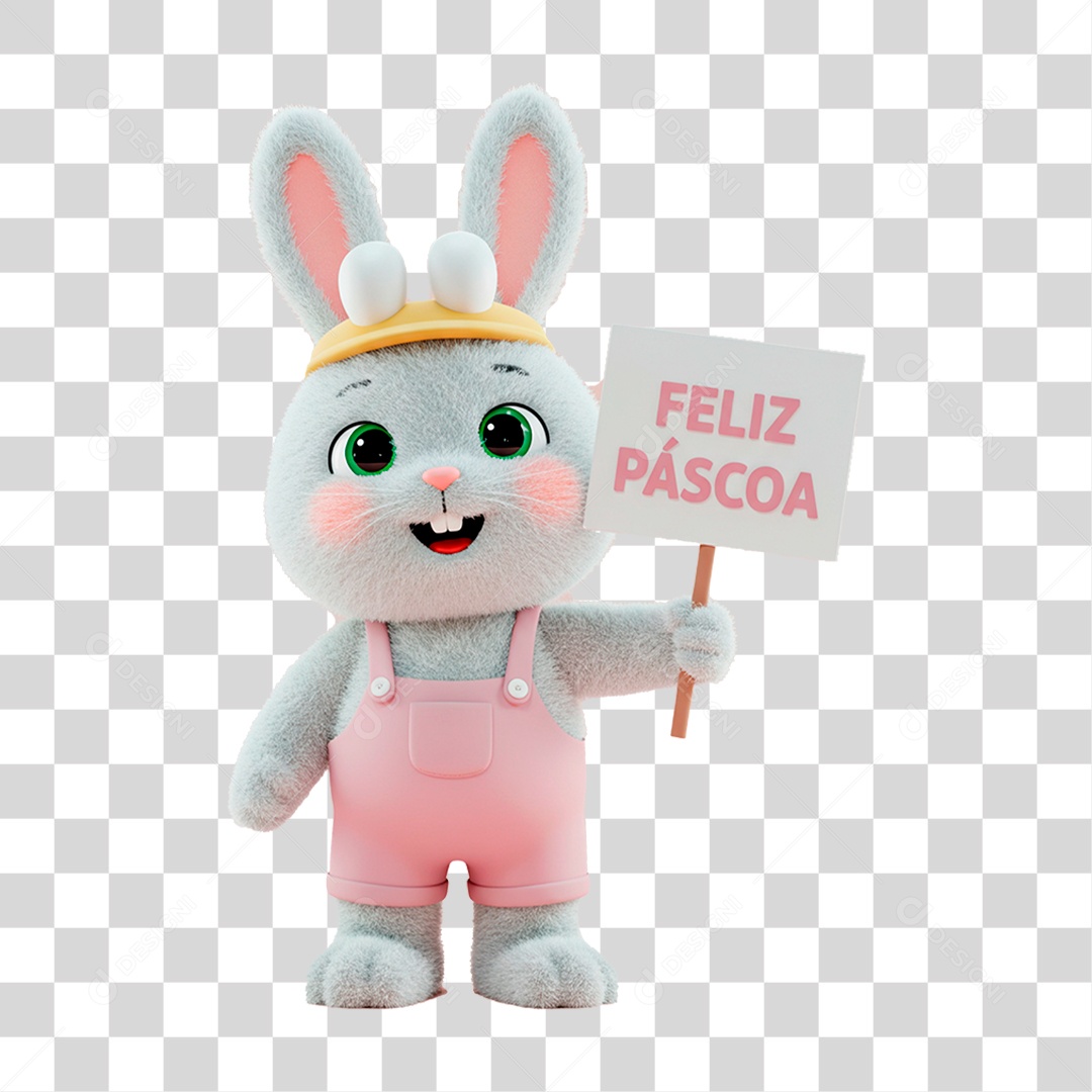 Coelho da Páscoa PNG Transparente