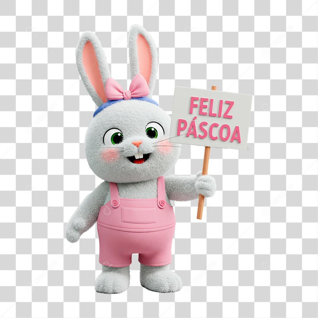 Coelho da Páscoa PNG Transparente