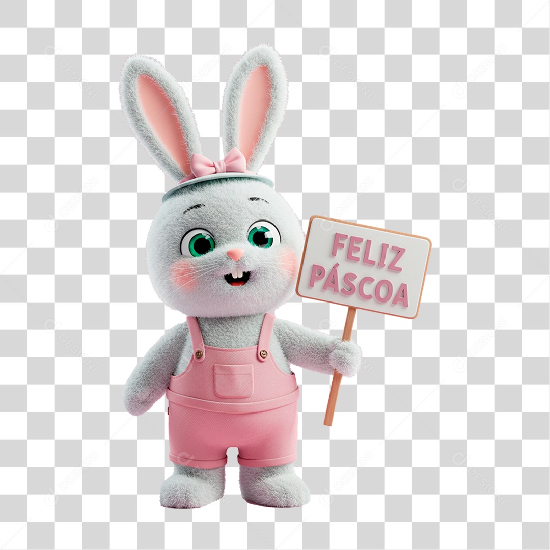 Coelho da Páscoa PNG Transparente