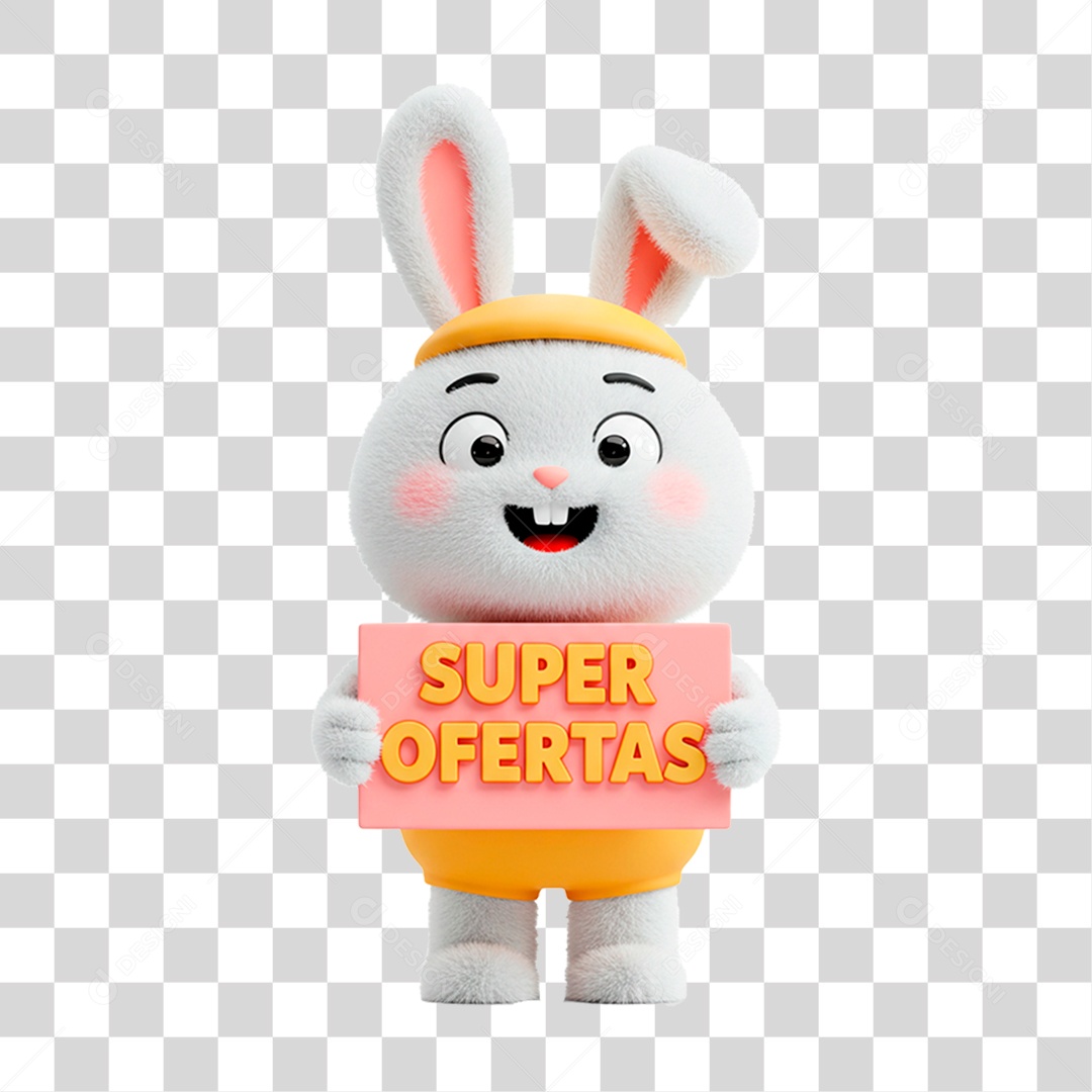 Coelho da Páscoa PNG Transparente