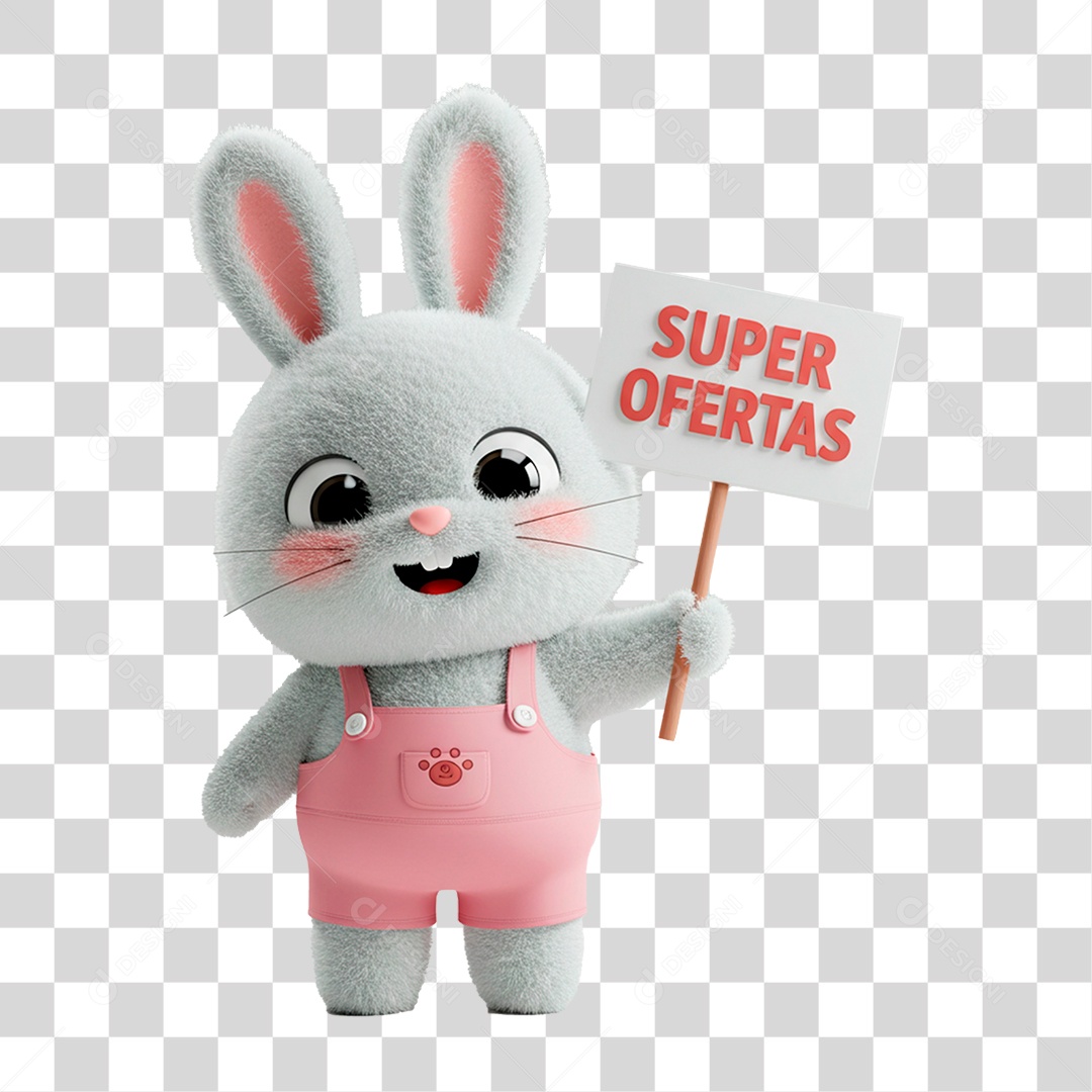 Coelho da Páscoa PNG Transparente