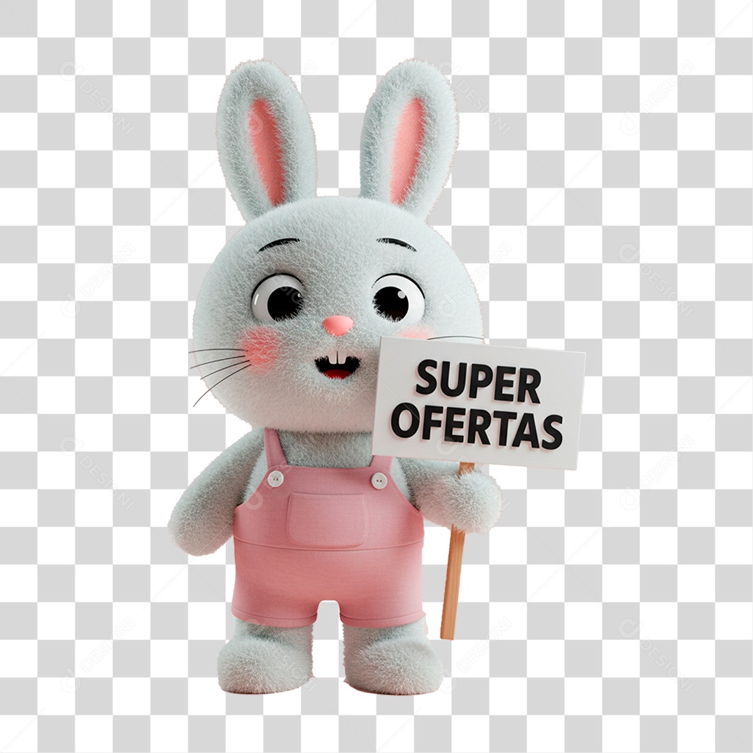 Coelho da Páscoa PNG Transparente