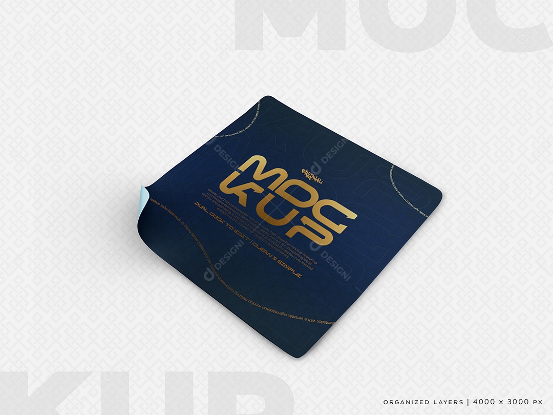 Mockup de Carta PSD Editável