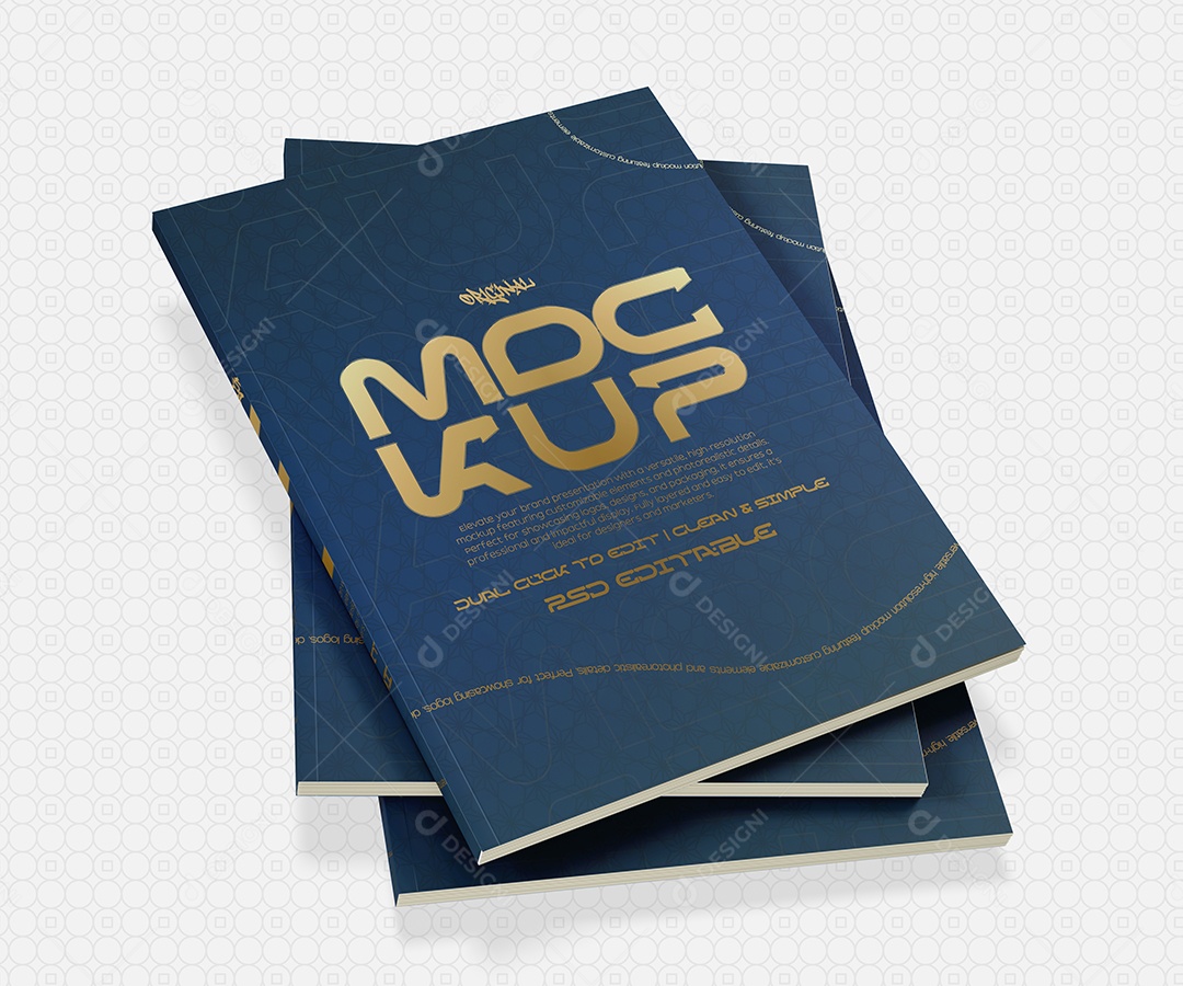 Revista Aberta Mockup PSD Editável