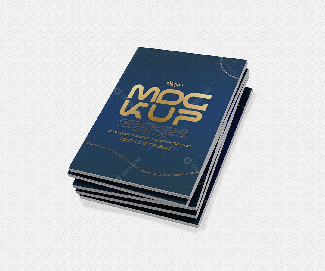 Mockup de Revistas PSD Editável