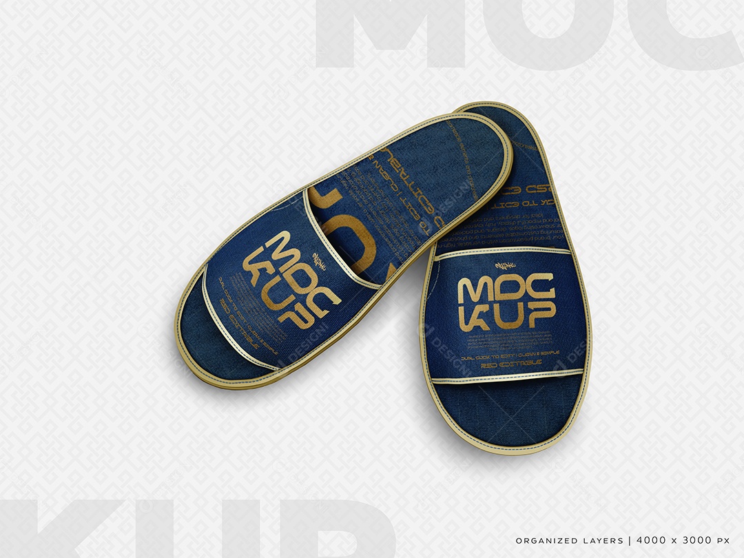 Chinelo Mockup PSD Editável