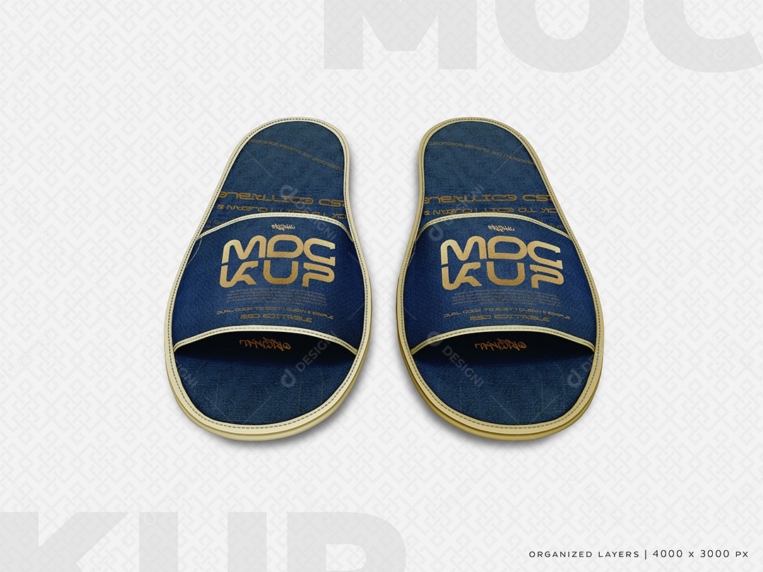 Chinelo Mockup PSD Editável