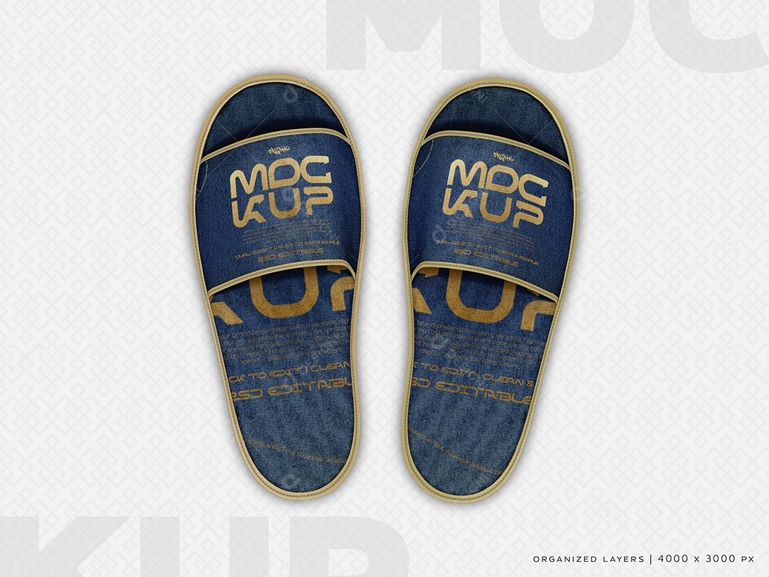 Chinelo Mockup PSD Editável