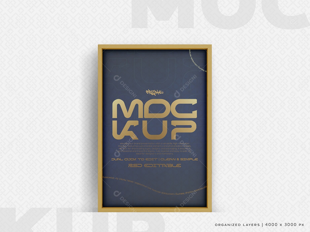 Mockup de Quadro PSD Editável
