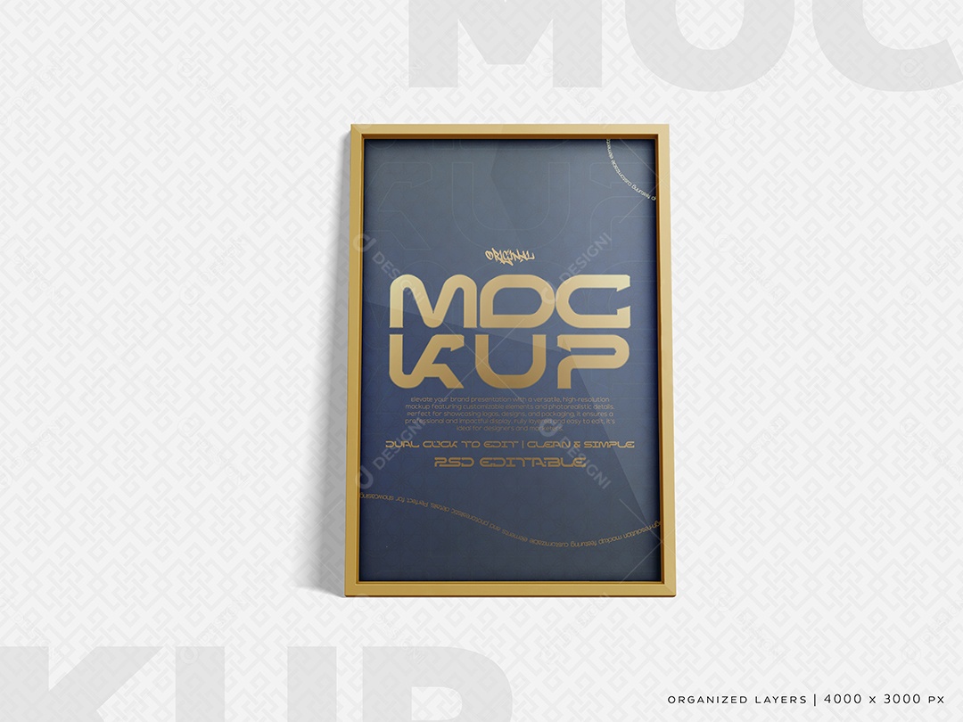 Mockup de Quadro PSD Editável