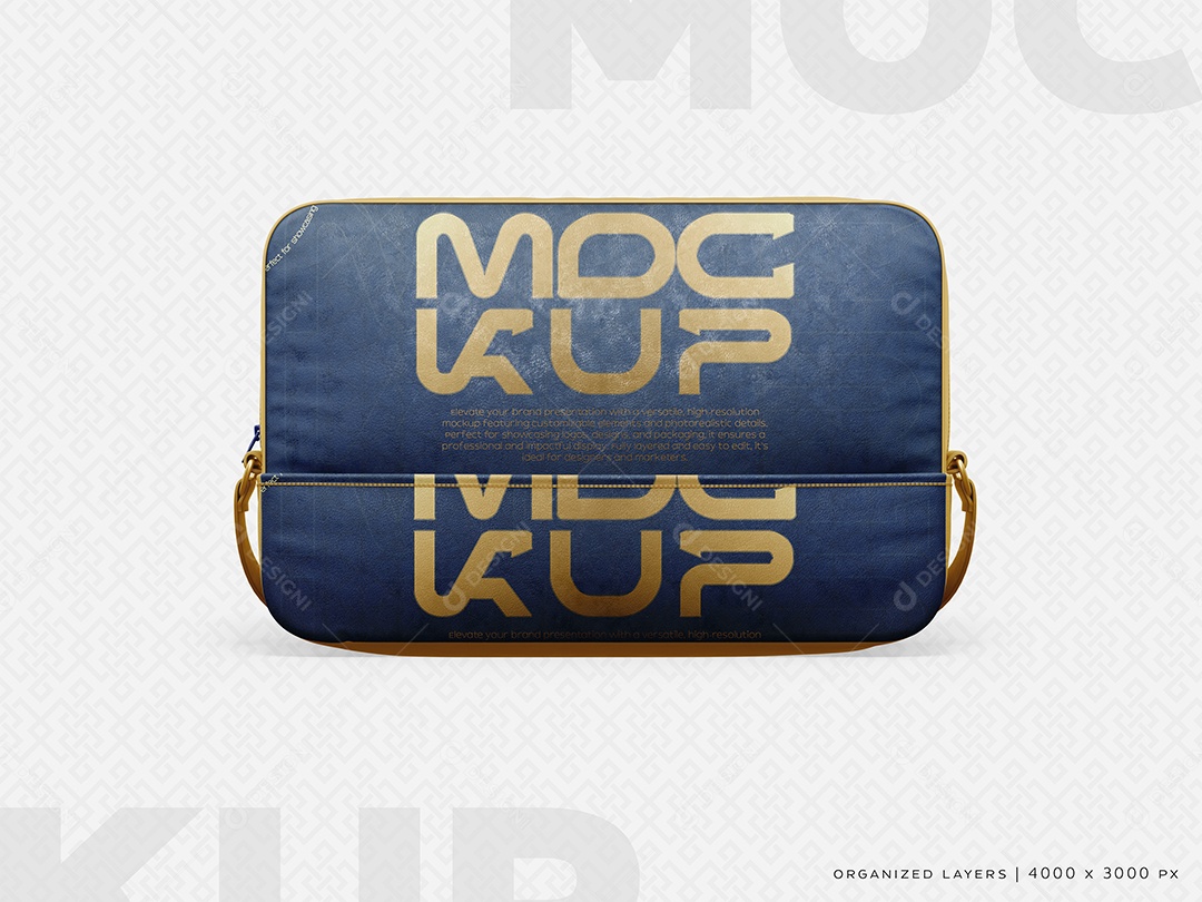 Mulher com Bolsa Mockup PSD Editável