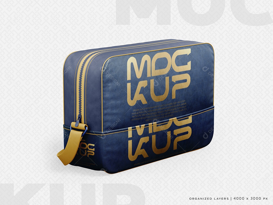 Mulher com Bolsa Mockup PSD Editável