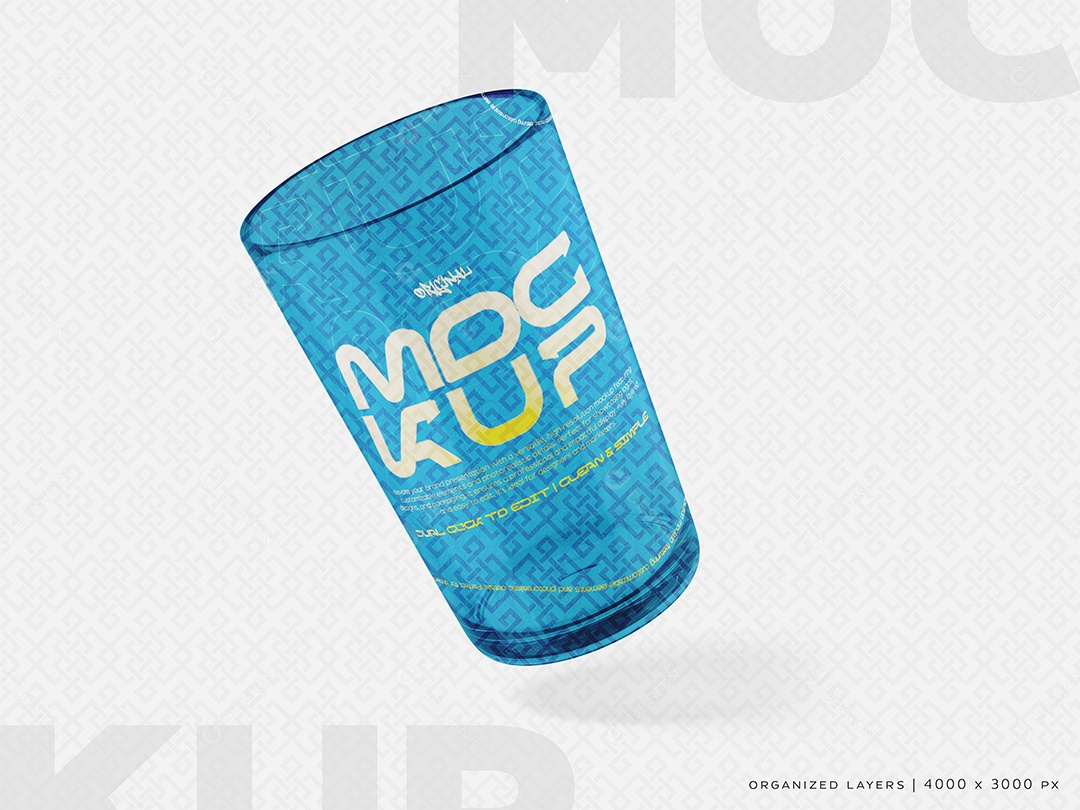Mockup de Copo PSD Editável