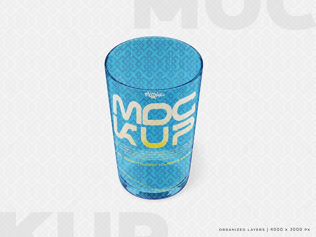 Mockup de Copo PSD Editável