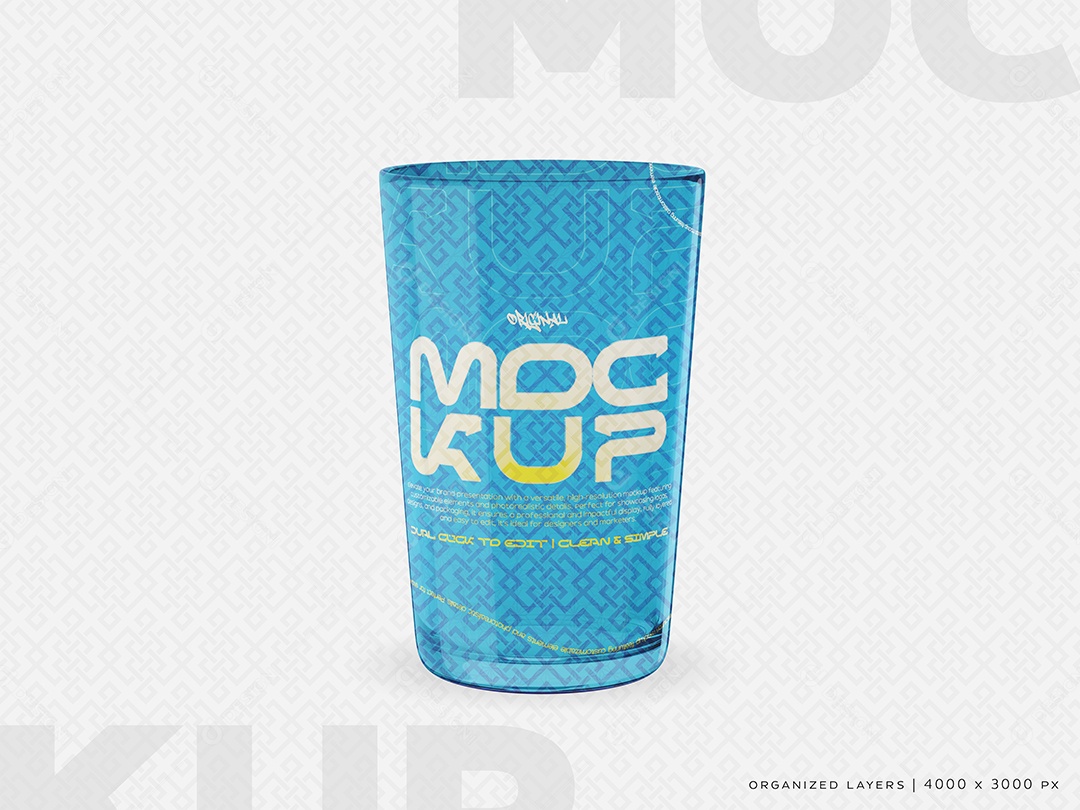 Mockup de Copo PSD Editável