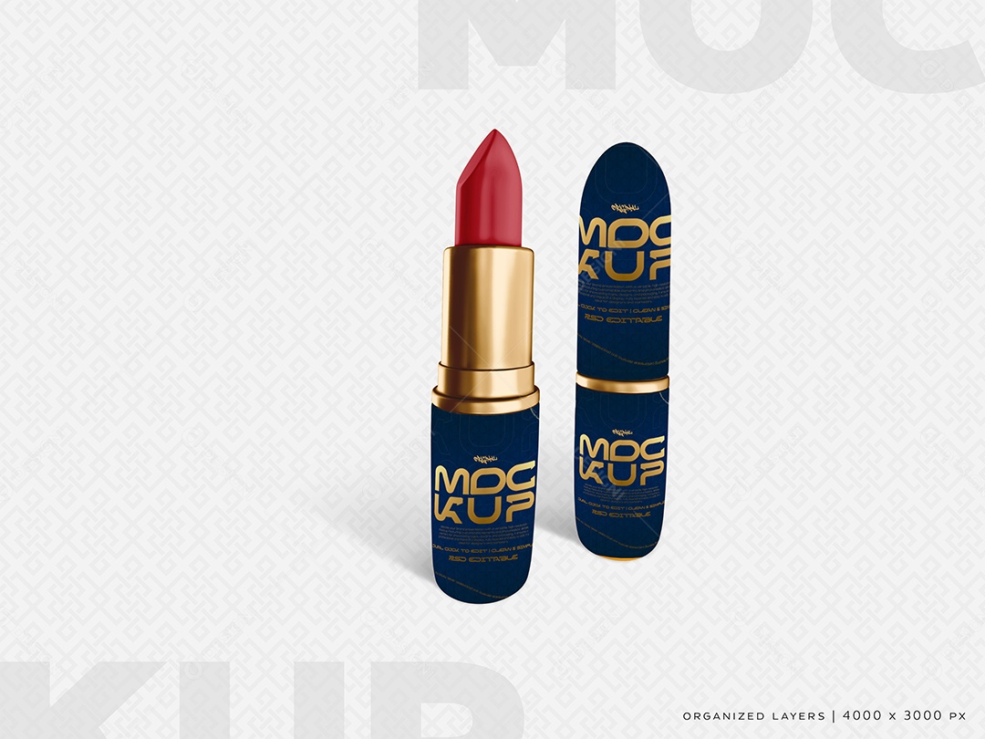 Mockup Baton Boca PSD Editável