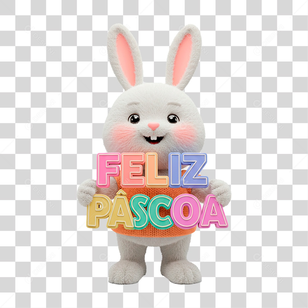 Coelho da Páscoa PNG Transparente