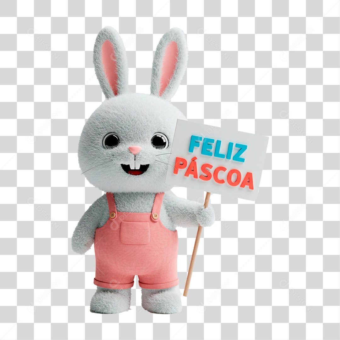 Coelho da Páscoa PNG Transparente