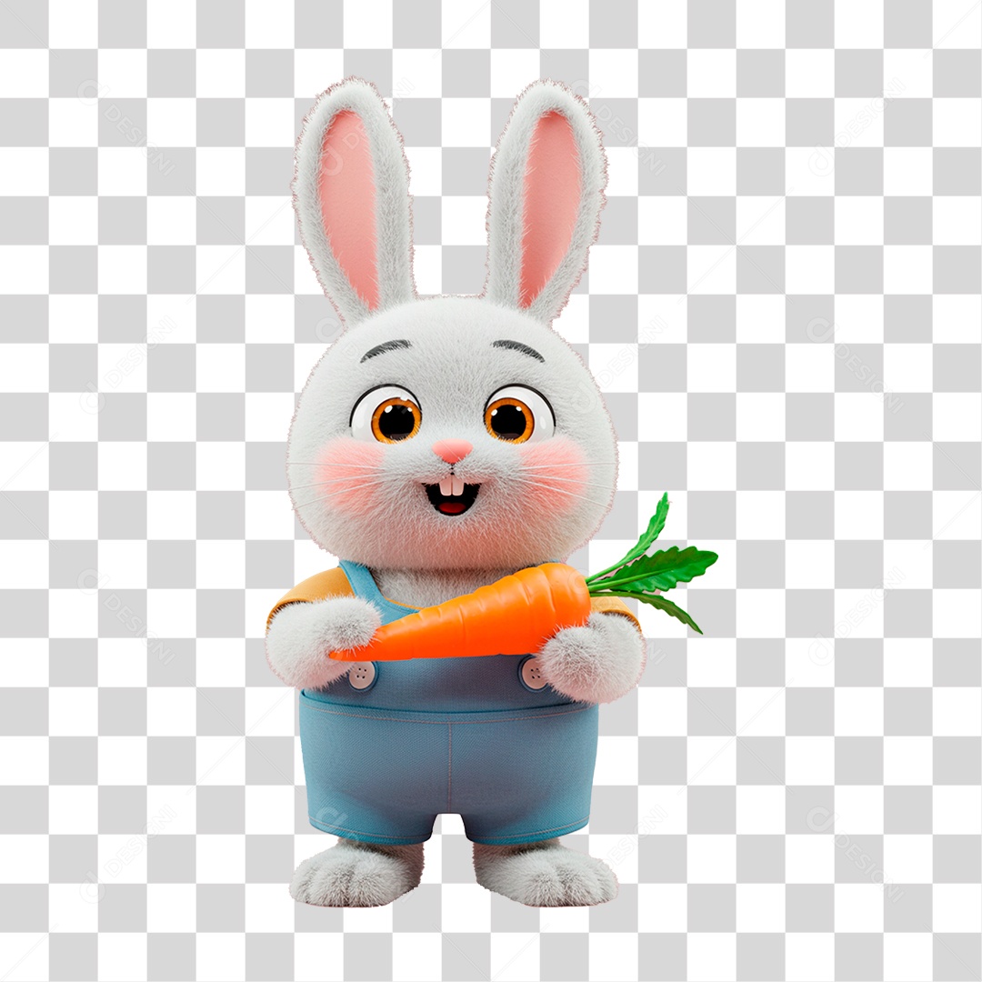 Coelho da Páscoa PNG Transparente