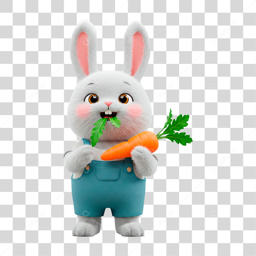 Coelho da Páscoa PNG Transparente