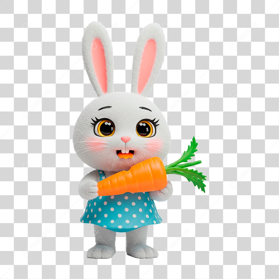 Coelho da Páscoa PNG Transparente