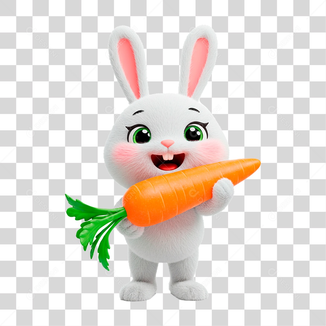 Coelho da Páscoa PNG Transparente