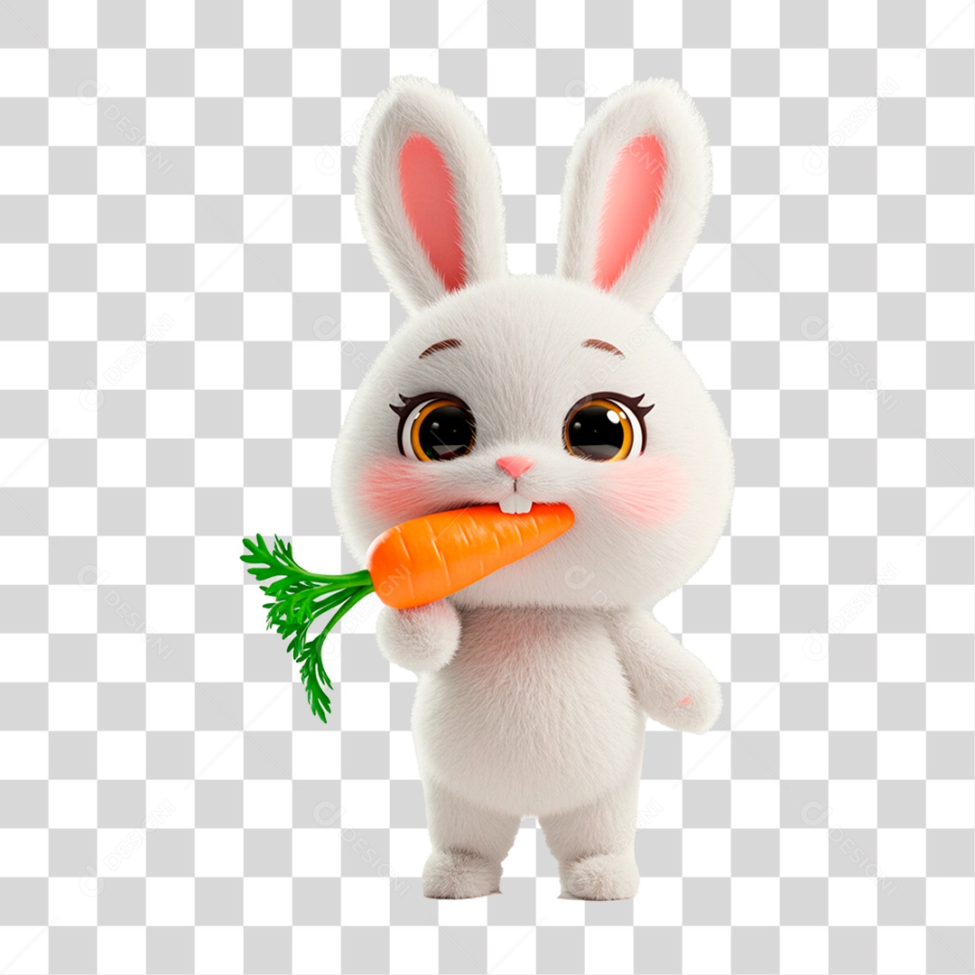 Coelho da Páscoa PNG Transparente