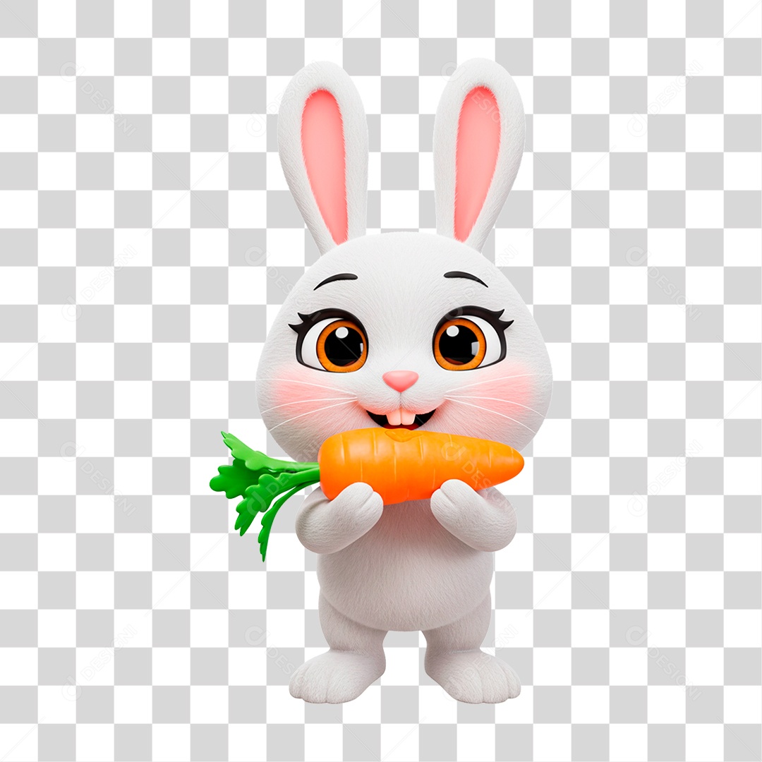 Coelho da Páscoa PNG Transparente