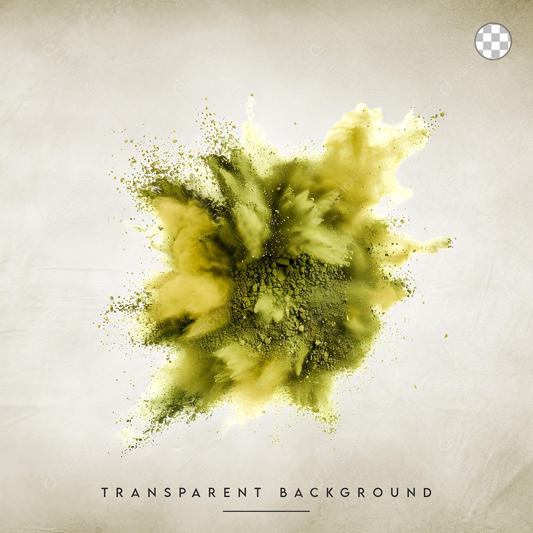 Elemento 3D Splash de Tinta Para Composição PSD