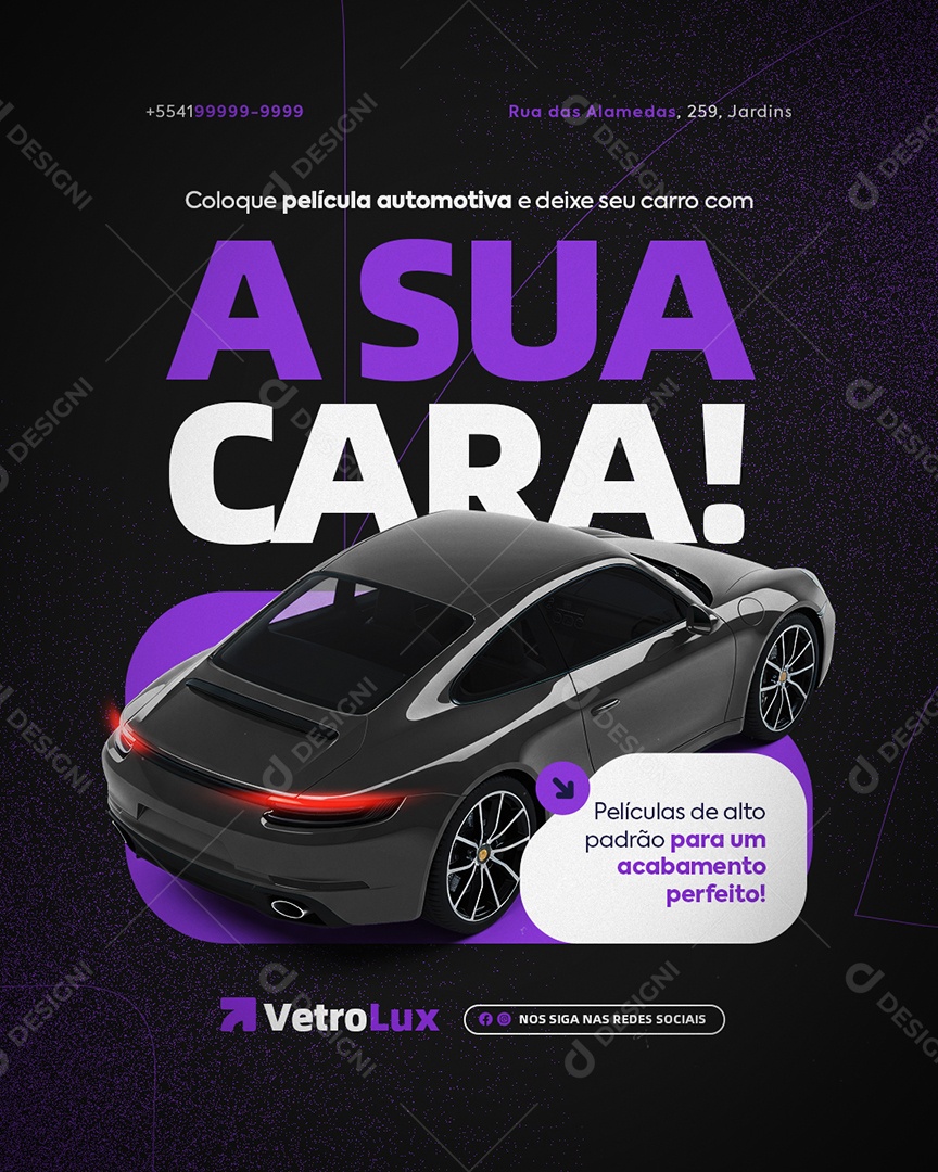 Empresa de Película de Alto Padrão Social Media PSD Editável