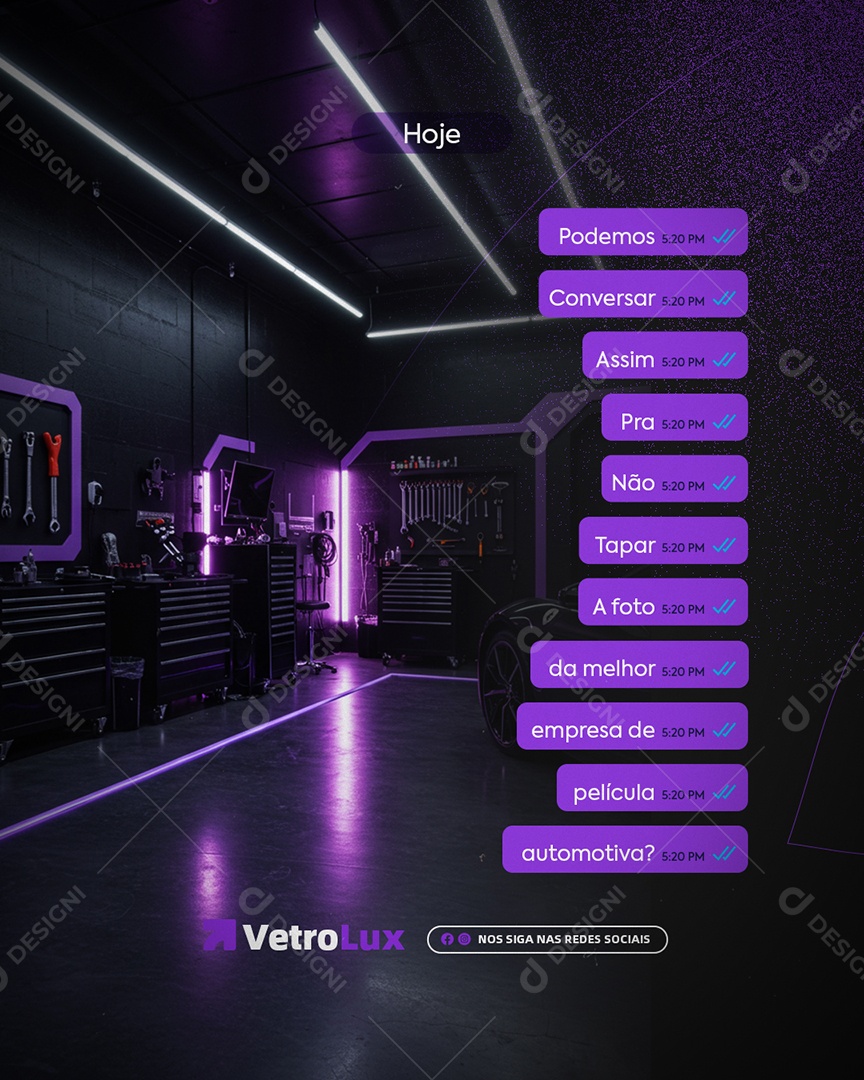 Empresa de Película Hoje Social Media PSD Editável