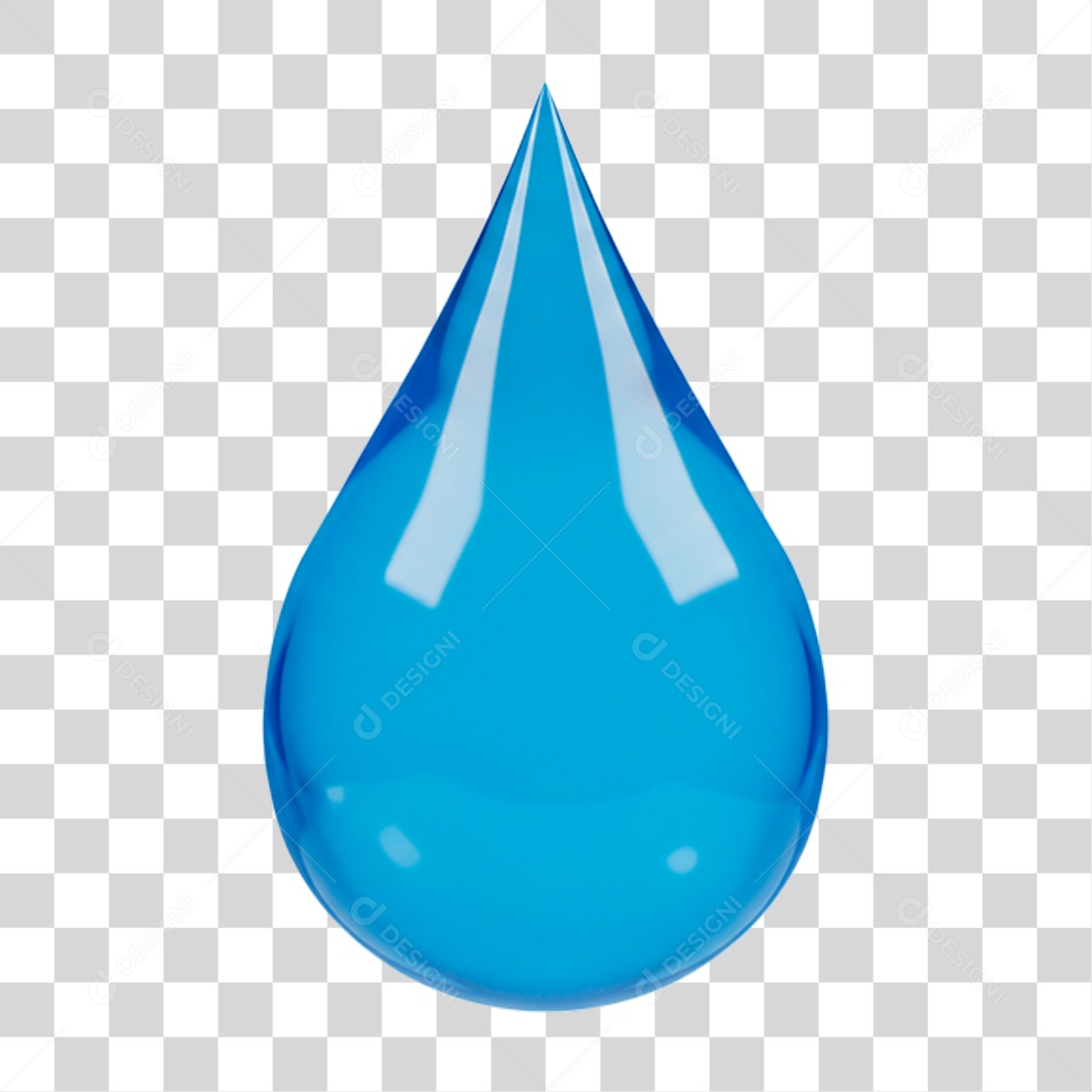 Gota de Água PNG Transparente