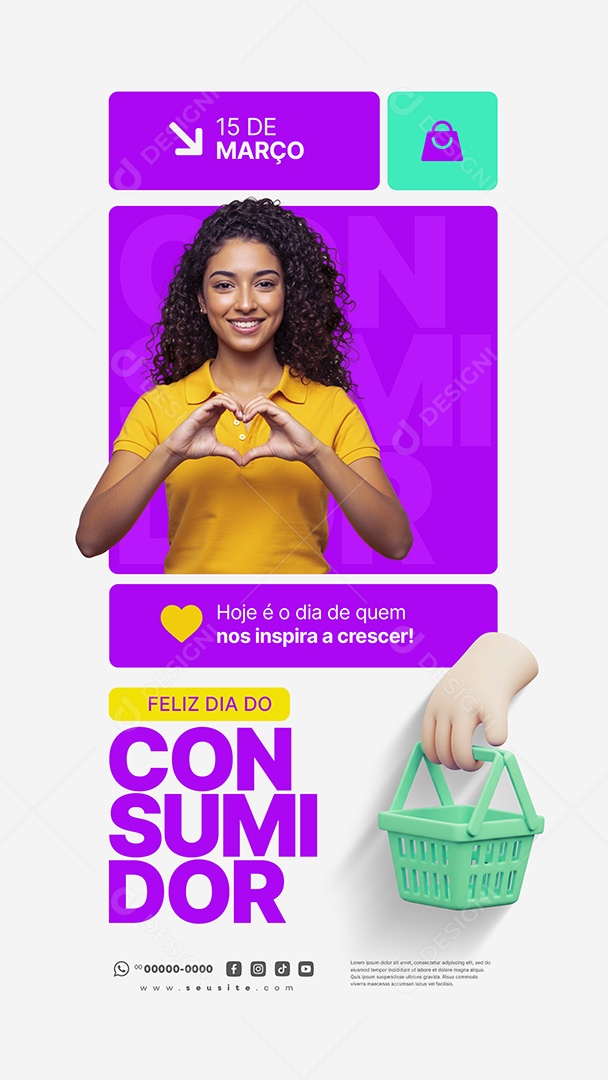 Story Dia Do Consumidor 15 de Março Social Media PSD Editável