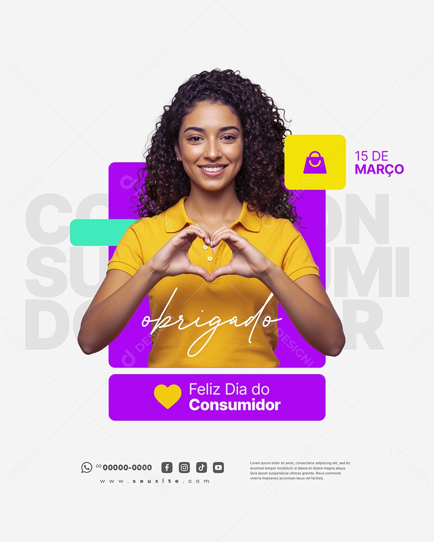 Feed Dia Do Consumidor 15 de Março Social Media PSD Editável