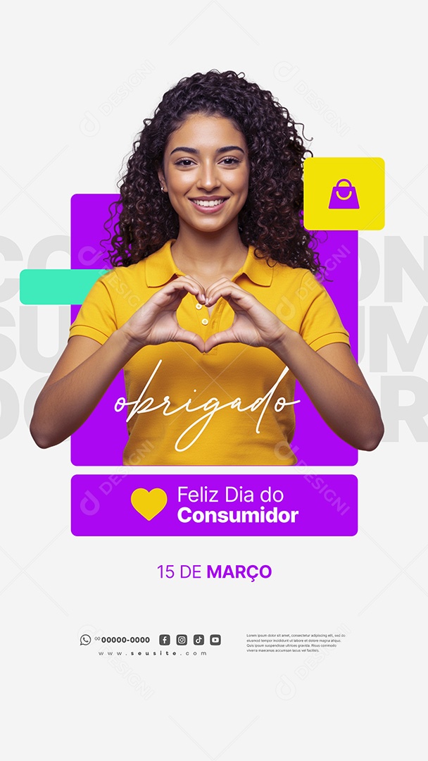 Story Dia Do Consumidor 15 de Março Social Media PSD Editável