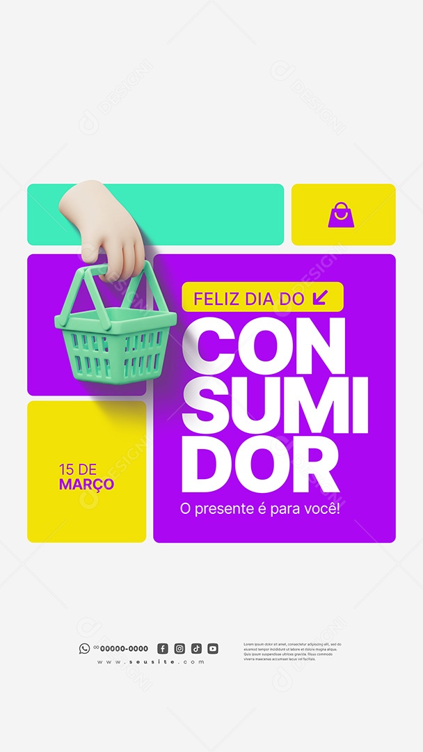 Story Dia Do Consumidor 15 de Março Social Media PSD Editável
