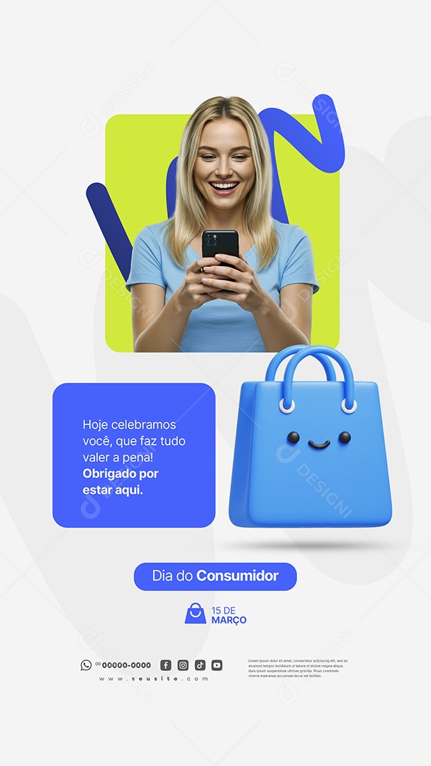 Story Dia Do Consumidor 15 de Março Social Media PSD Editável