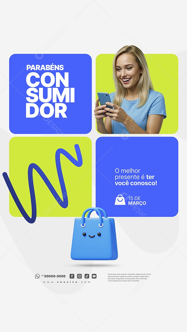 Story Dia Do Consumidor 15 de Março Social Media PSD Editável