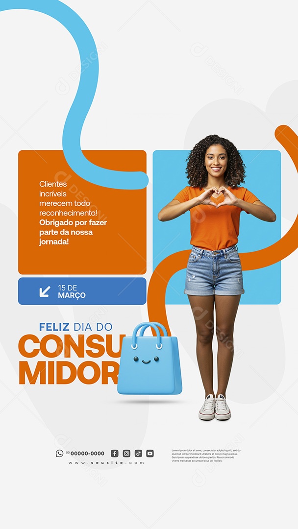 Story Dia Do Consumidor 15 de Março Social Media PSD Editável
