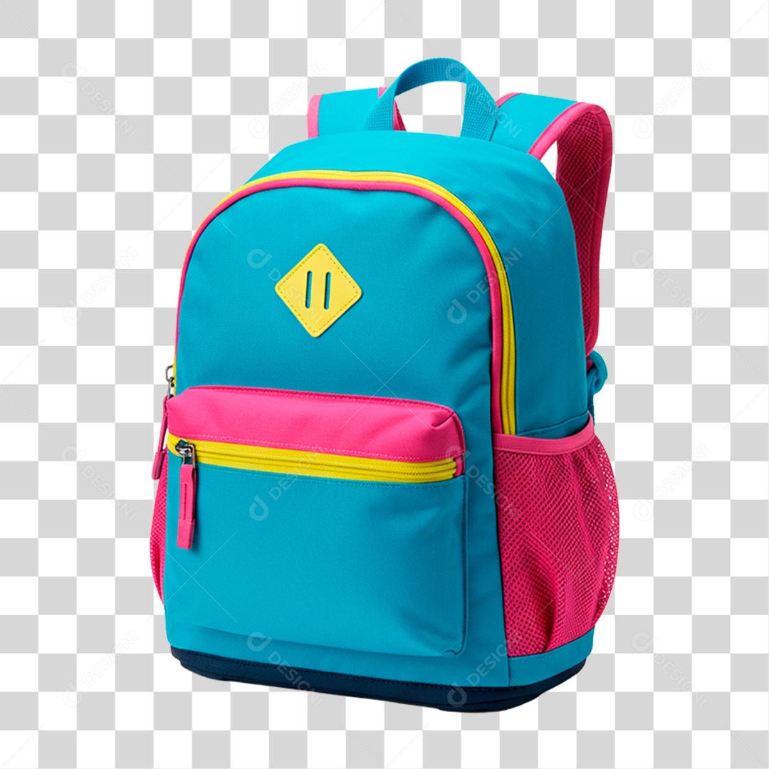 Mochila Escolar PNG Transparente