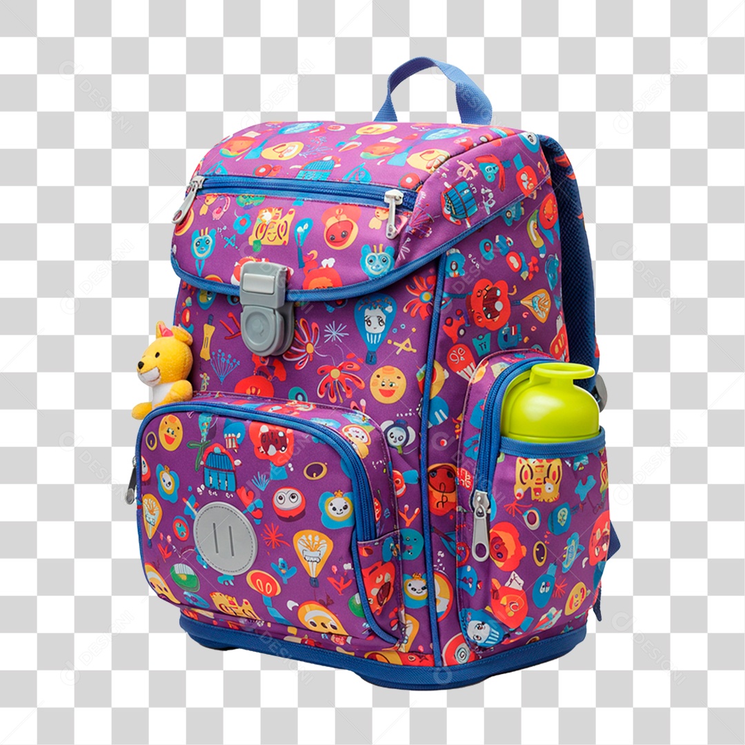 Mochila Escolar PNG Transparente