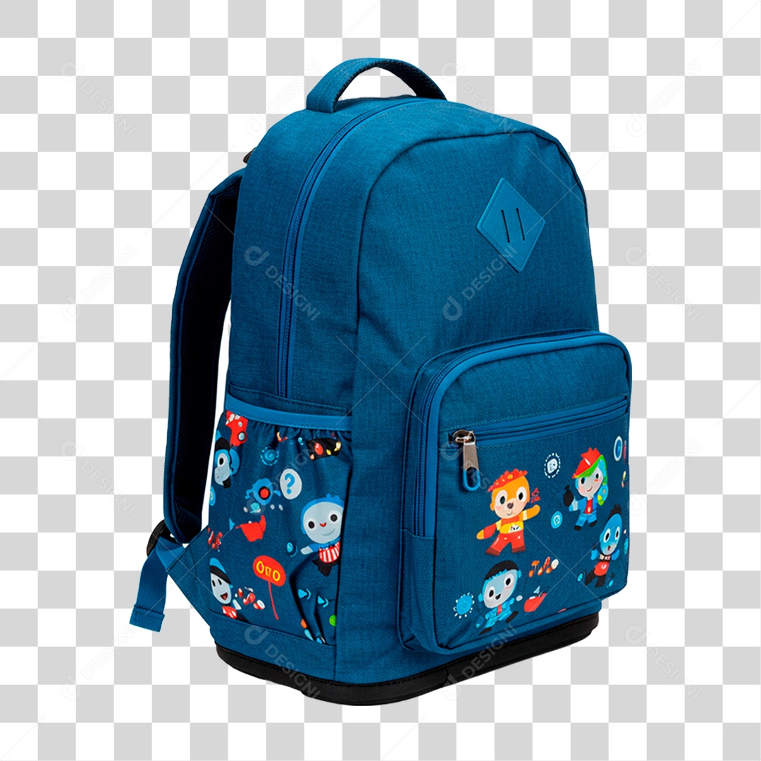 Mochila Escolar PNG Transparente