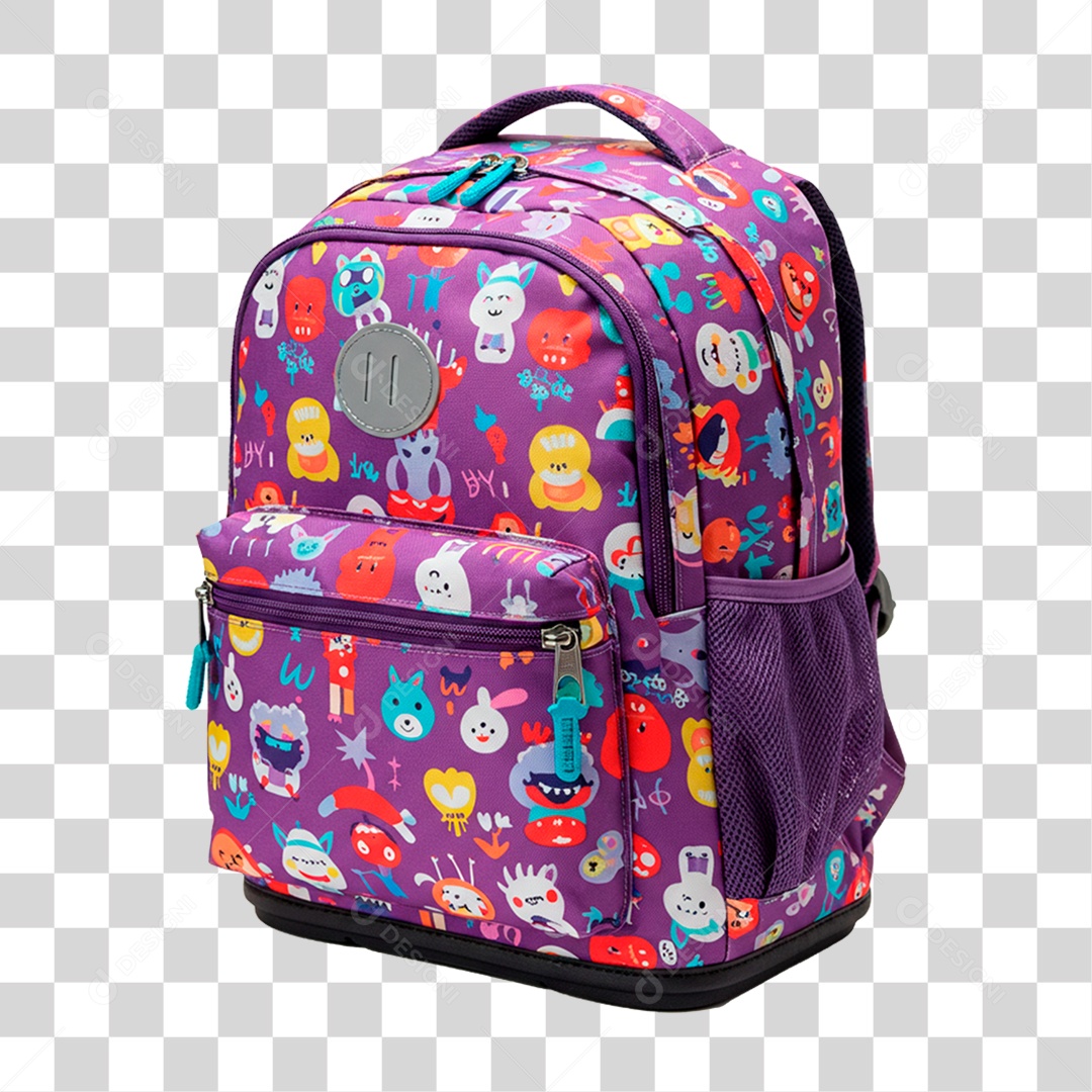 Mochila Escolar PNG Transparente