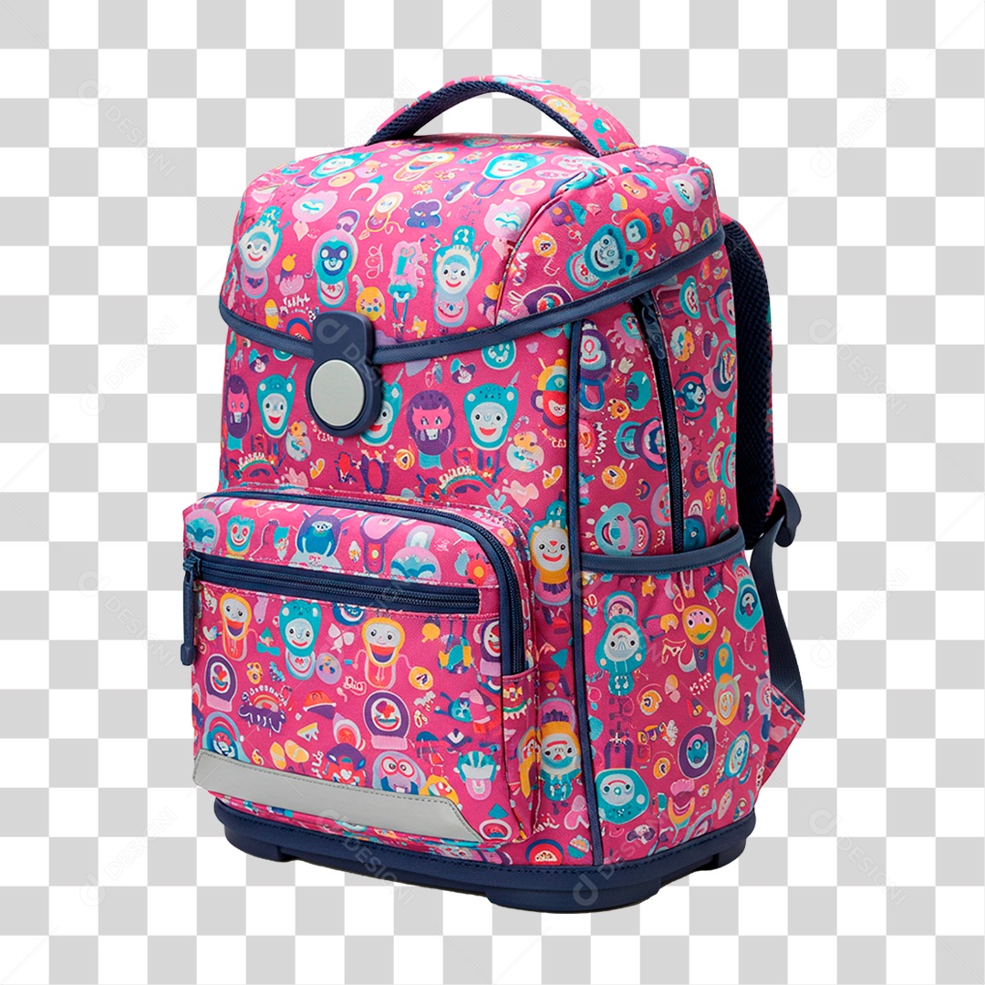 Mochila Escolar PNG Transparente